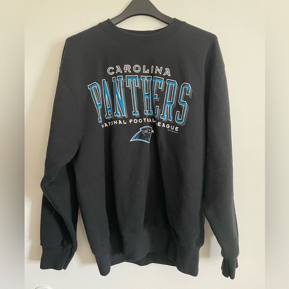 NFL Carolina Panthers Crewneck Sweatshirt - size L